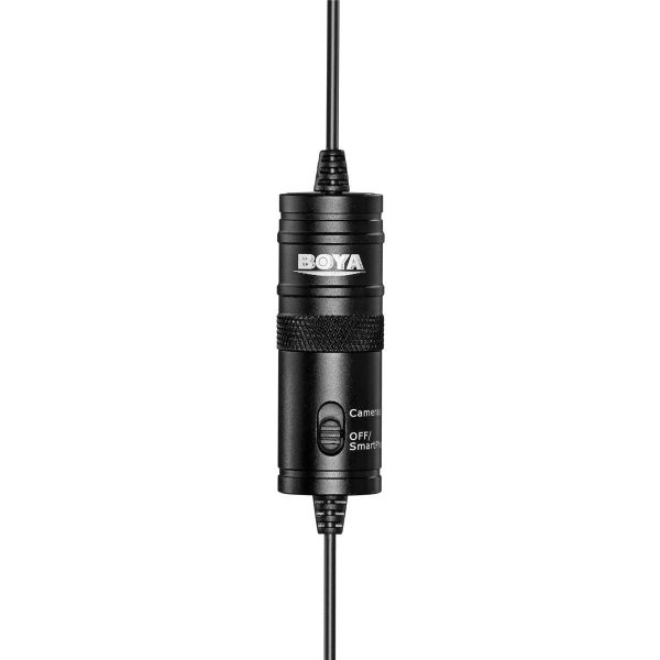 Boya ByM1 Auxiliary Omnidirectional Lavalier Condenser Microphone