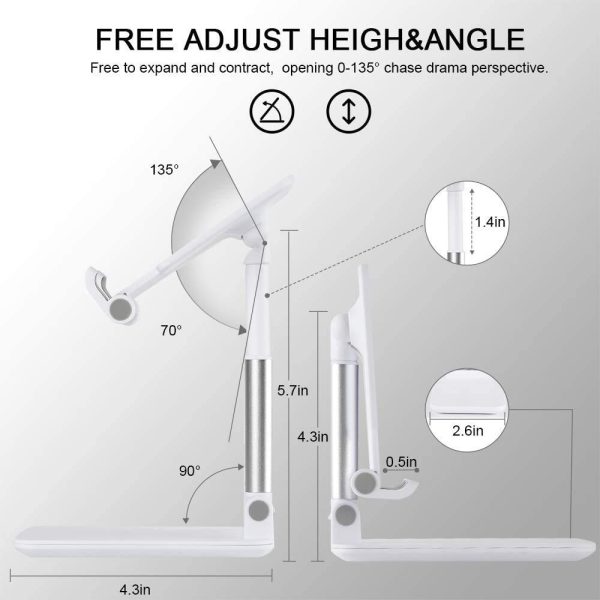 Phone Holder, Cell Phone Stand for Desk Mobile Stand