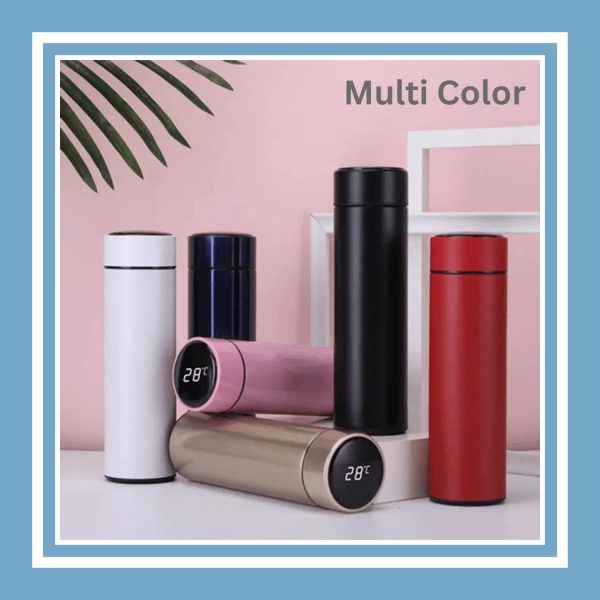 Temperature Display Vacuum Insulated Water Bottle