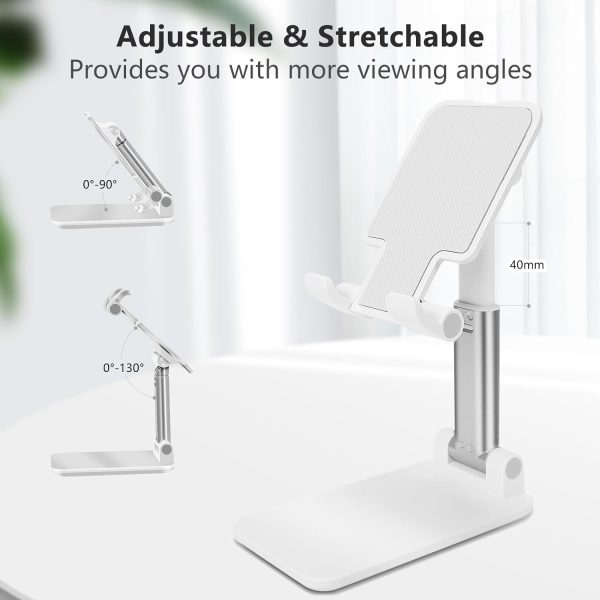 Phone Holder, Cell Phone Stand for Desk Mobile Stand