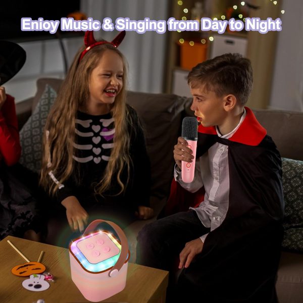 Mini Karaoke Machine for Kids - Portable Bluetooth Speaker