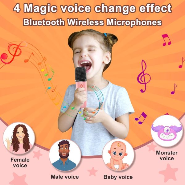 Mini Karaoke Machine for Kids - Portable Bluetooth Speaker