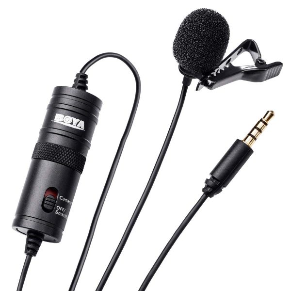 Boya ByM1 Auxiliary Omnidirectional Lavalier Condenser Microphone