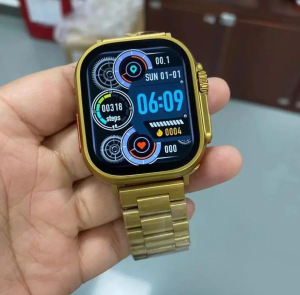 X8 Ultra Gold Smart Watch 24K Gold Edition 49MM